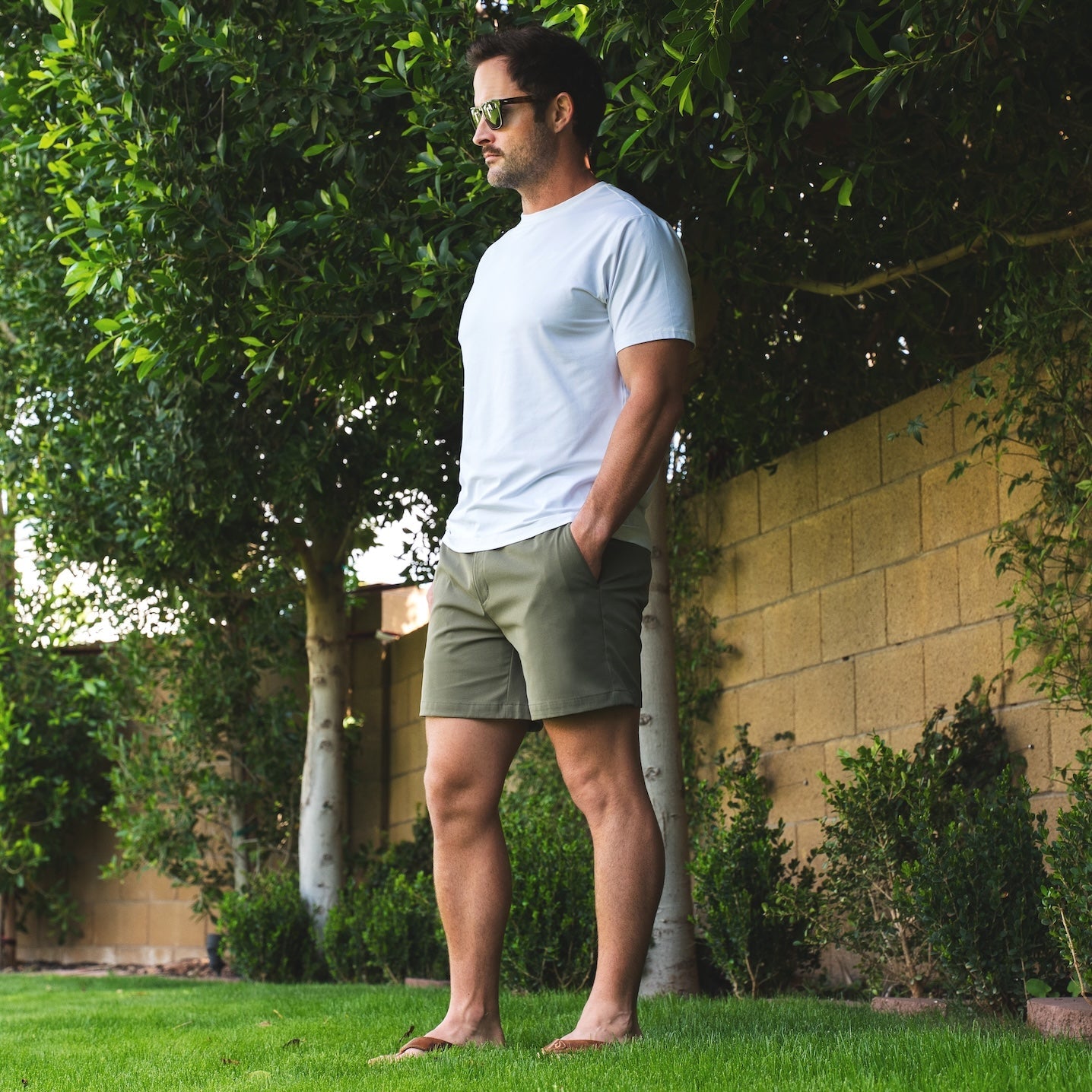 Daily Short (Casual Stretch) - Olive