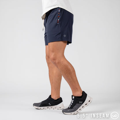 Flow 2.0 Short (Athletic) - Midnight Blue 5.5" & 7"