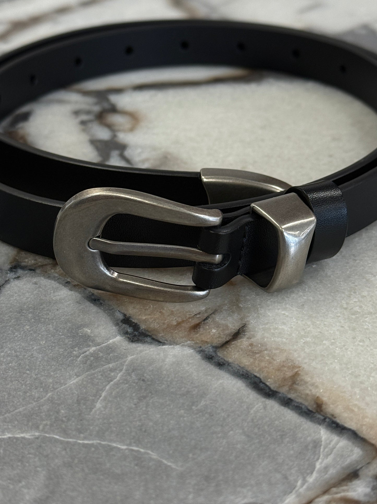 Hugo Genuine Leather Belt Black