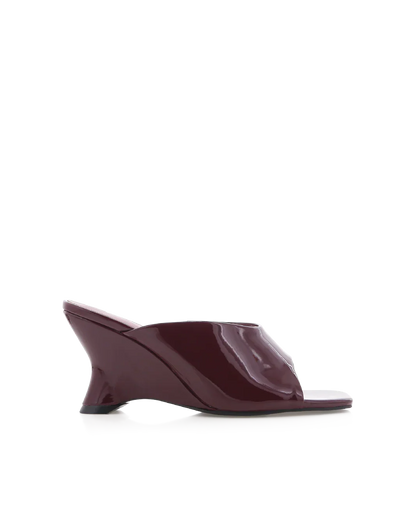 Iselle Heel Dark Cherry Patent