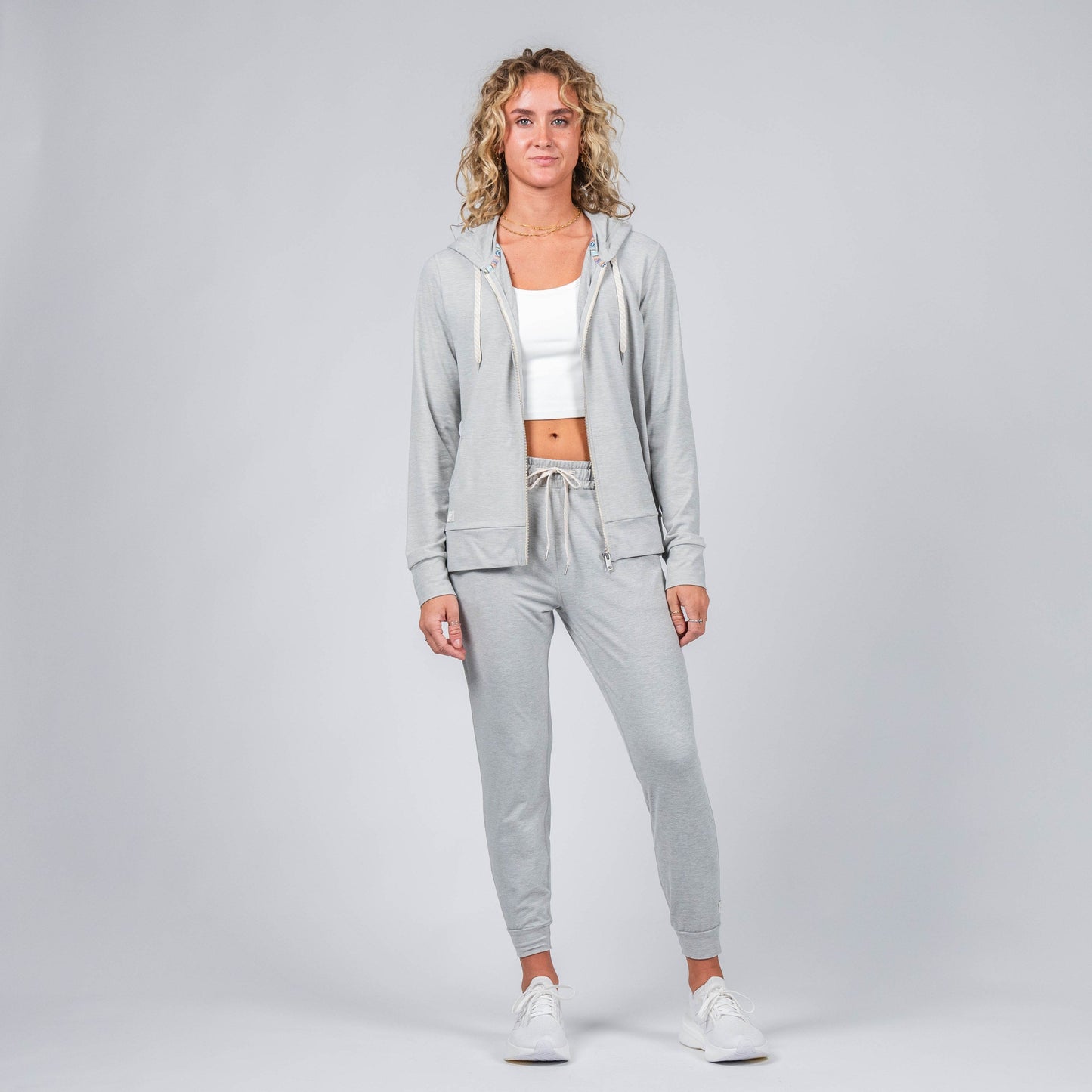 Kozie Zip-Hoodie - Ash