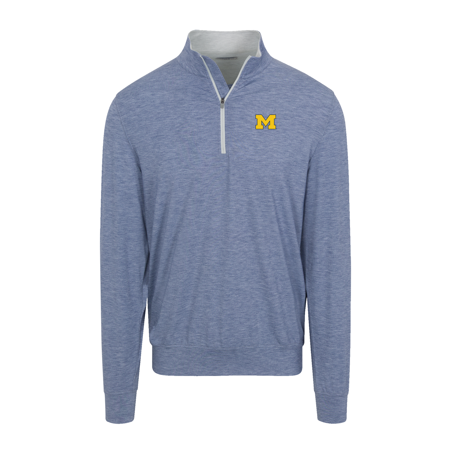Michigan Velocity Performance Quarter Zip Dark Steel Blue