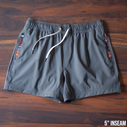 Nomad 3.0 Short (Hybrid) - Charcoal 5" & 7" - Linerless