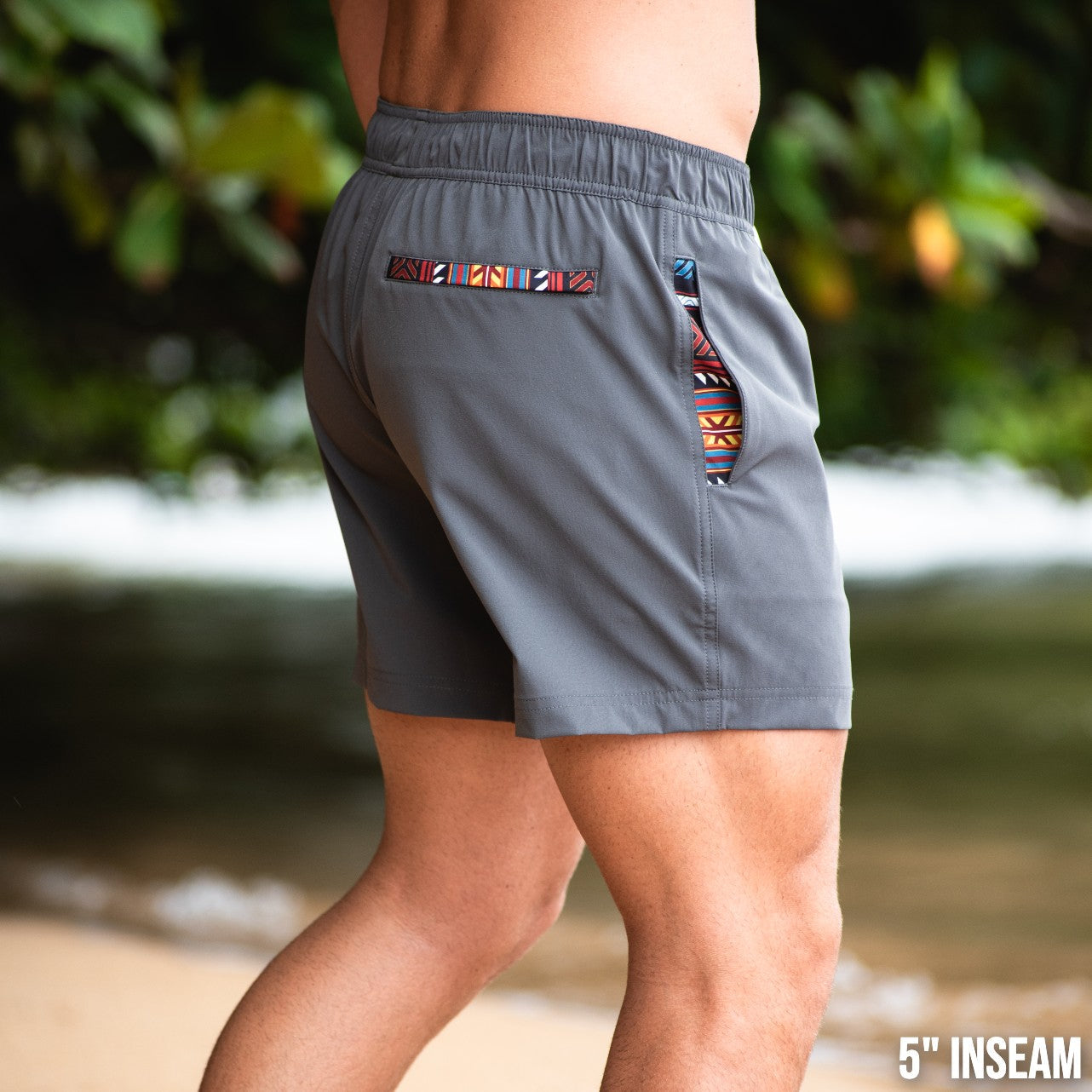 Nomad 3.0 Short (Hybrid) - Charcoal 5" & 7" - Linerless