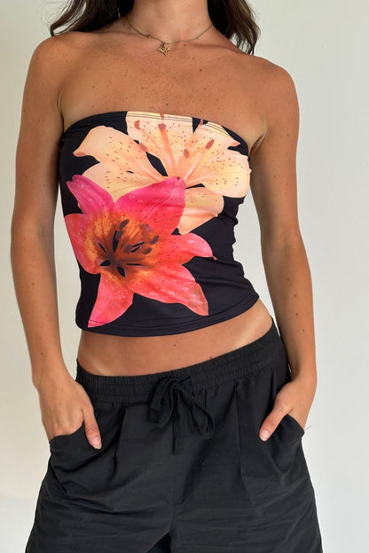 Florence Top Black - FINAL SALE