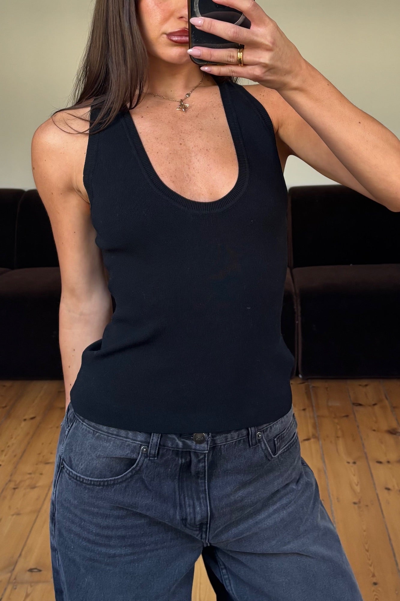 Cherrie Tank Black