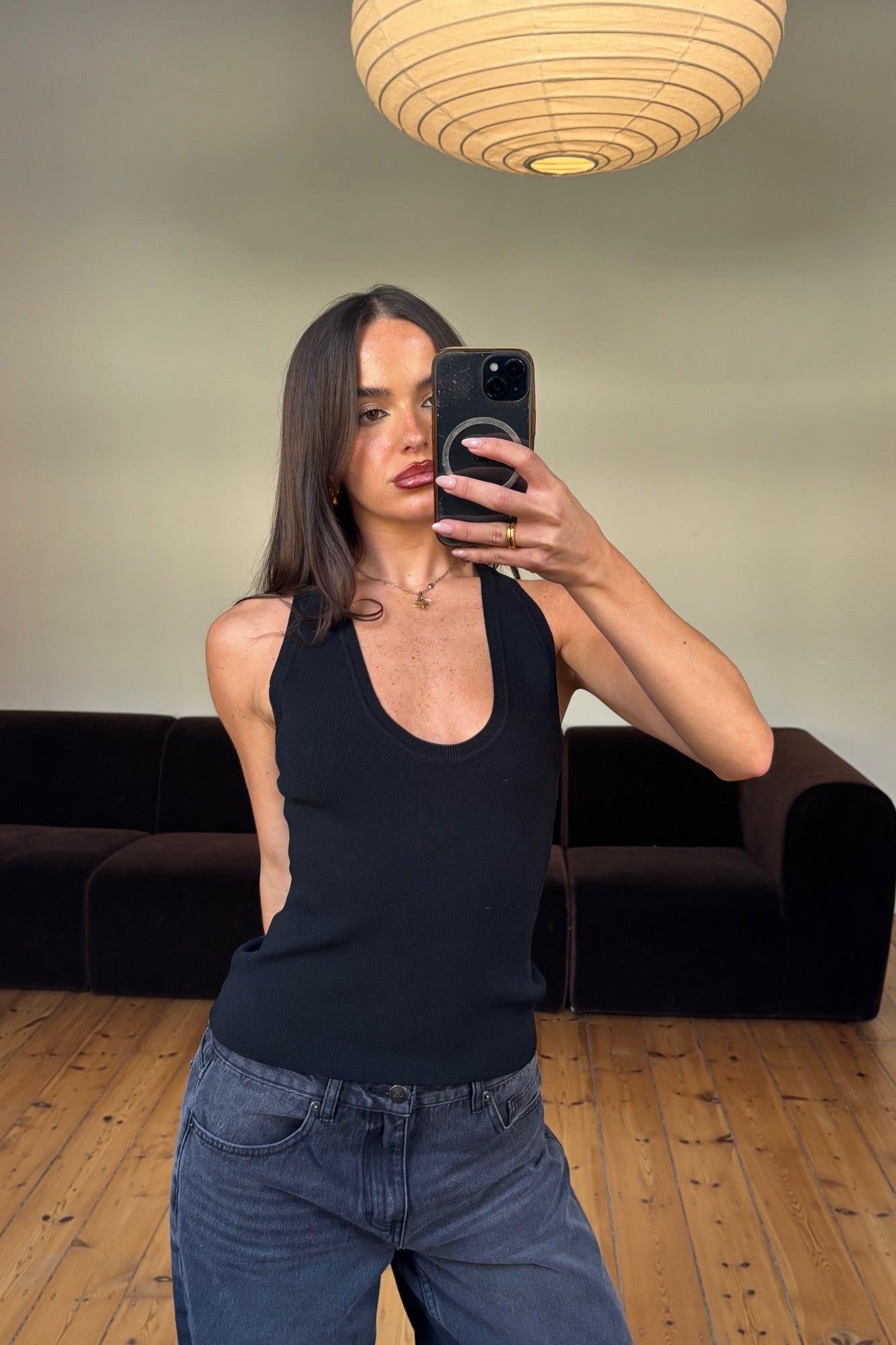Cherrie Tank Black