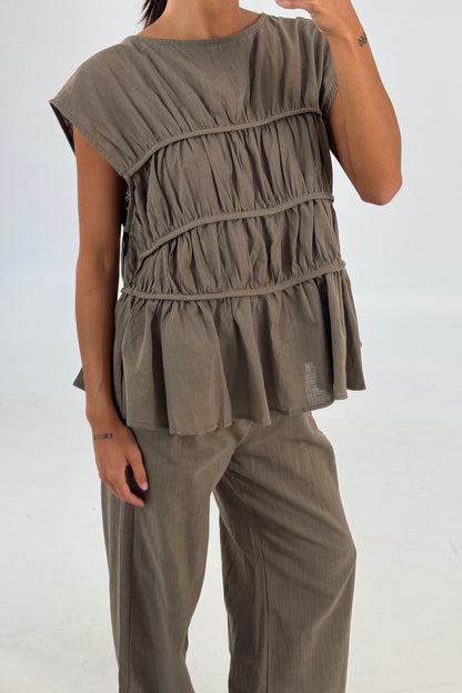 Cara Set Khaki - FINAL SALE