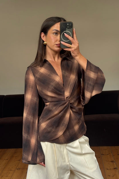 Blaire Long Sleeve Brown