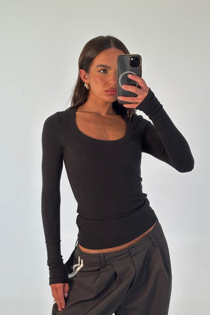 Giselle Long Sleeve Black - FINAL SALE
