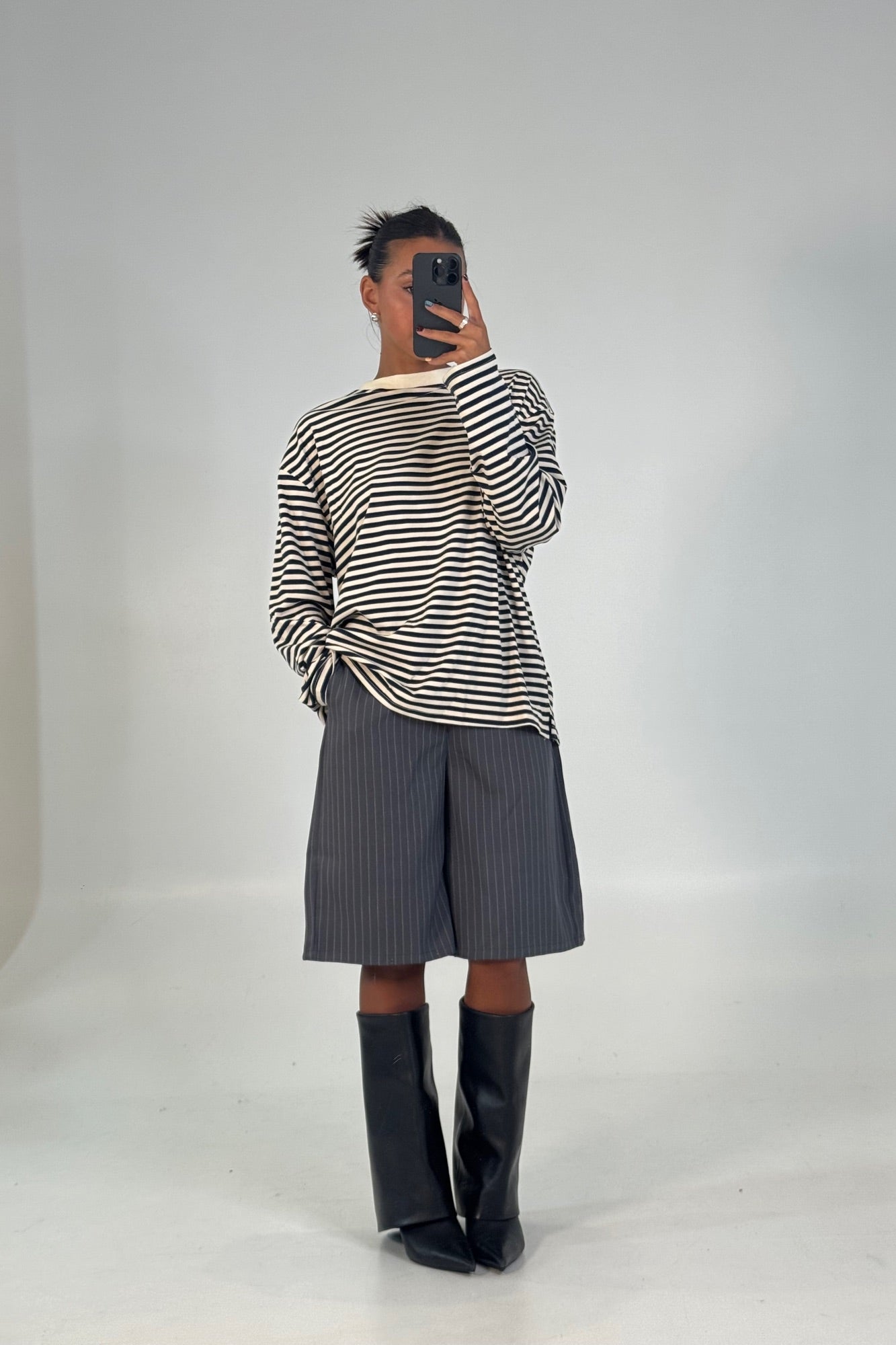 Asher Long Sleeve Cream - FINAL SALE