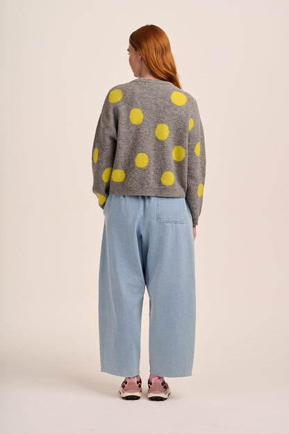 Pip Alpaca Polka Dot Cardigan
