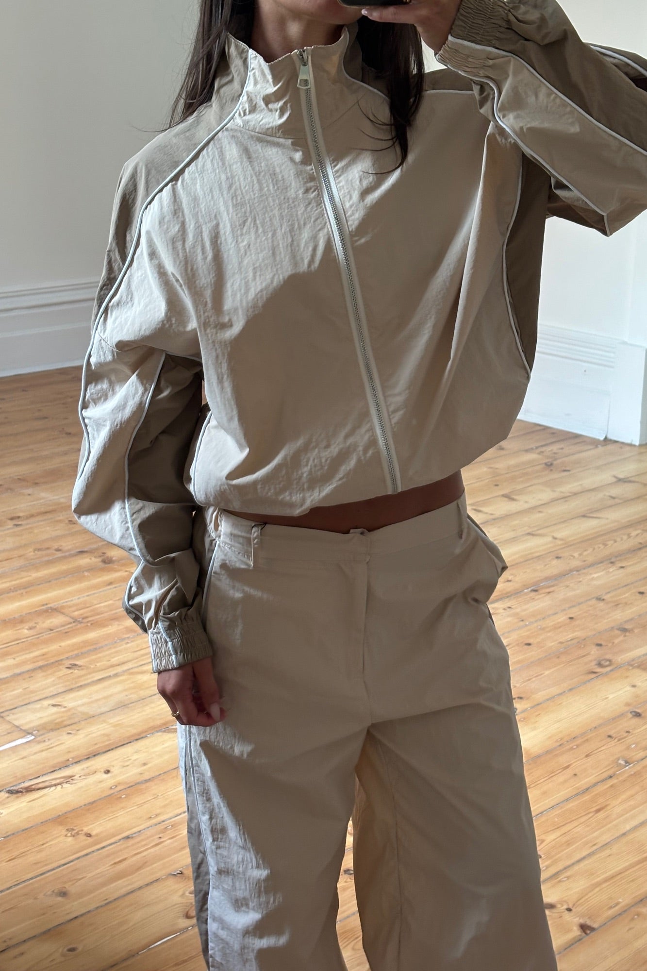 Cleo Windbreaker Beige