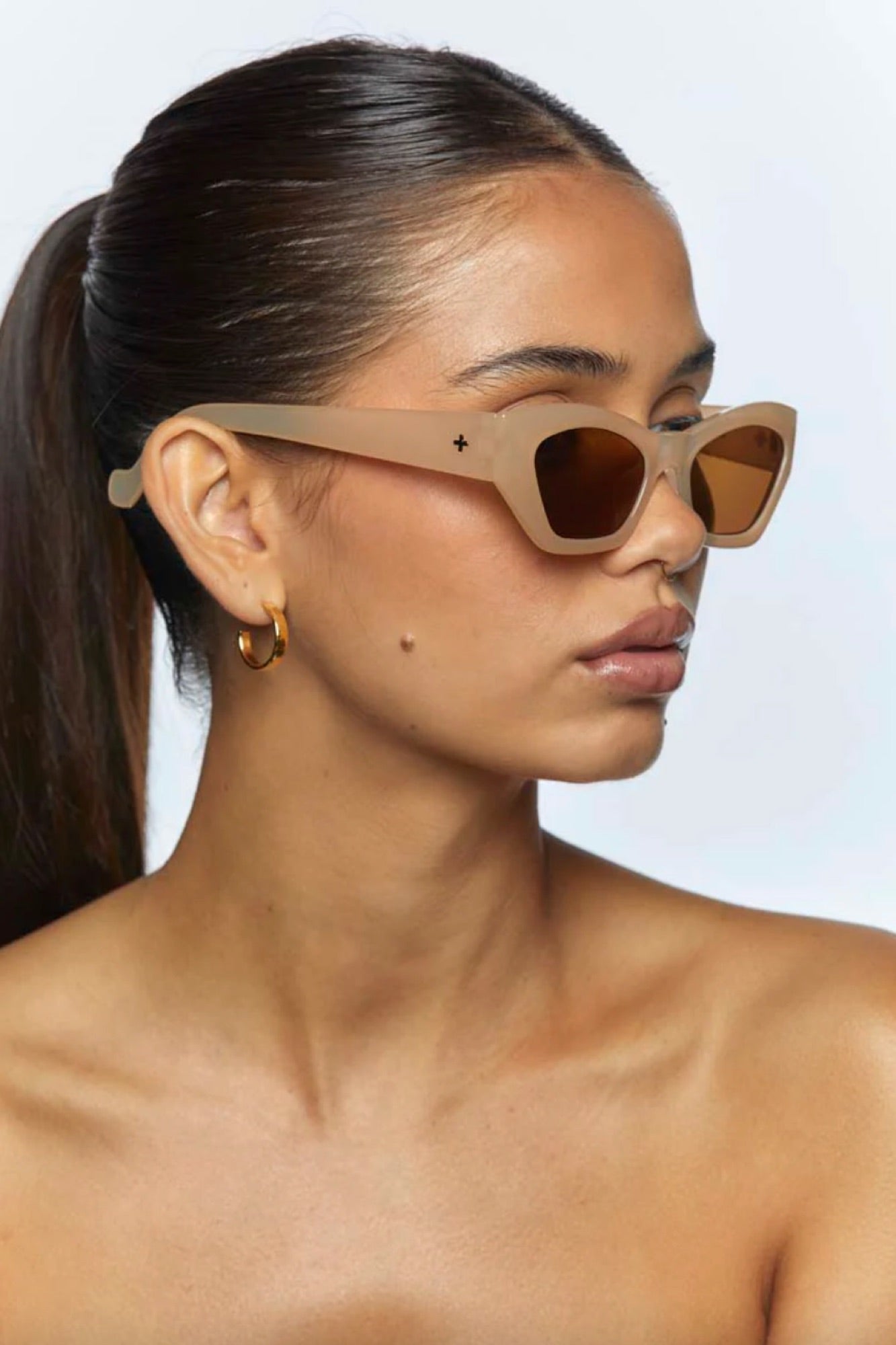 Lana Sunglasses Peach/Brown