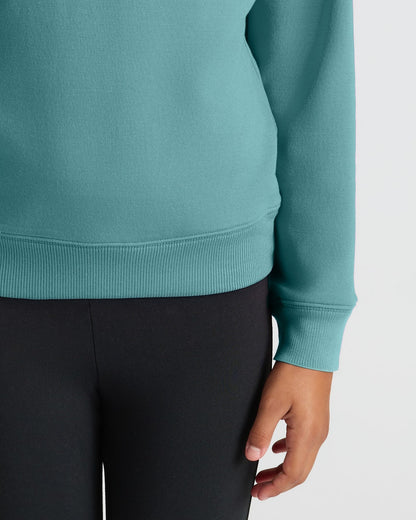 Girls Stormcloud Slouch Pullover Crew