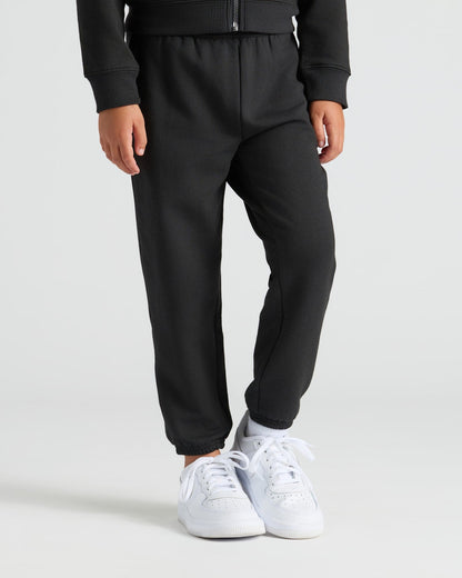 Girls Black & Stormcloud Relaxed Joggers 2-Pack