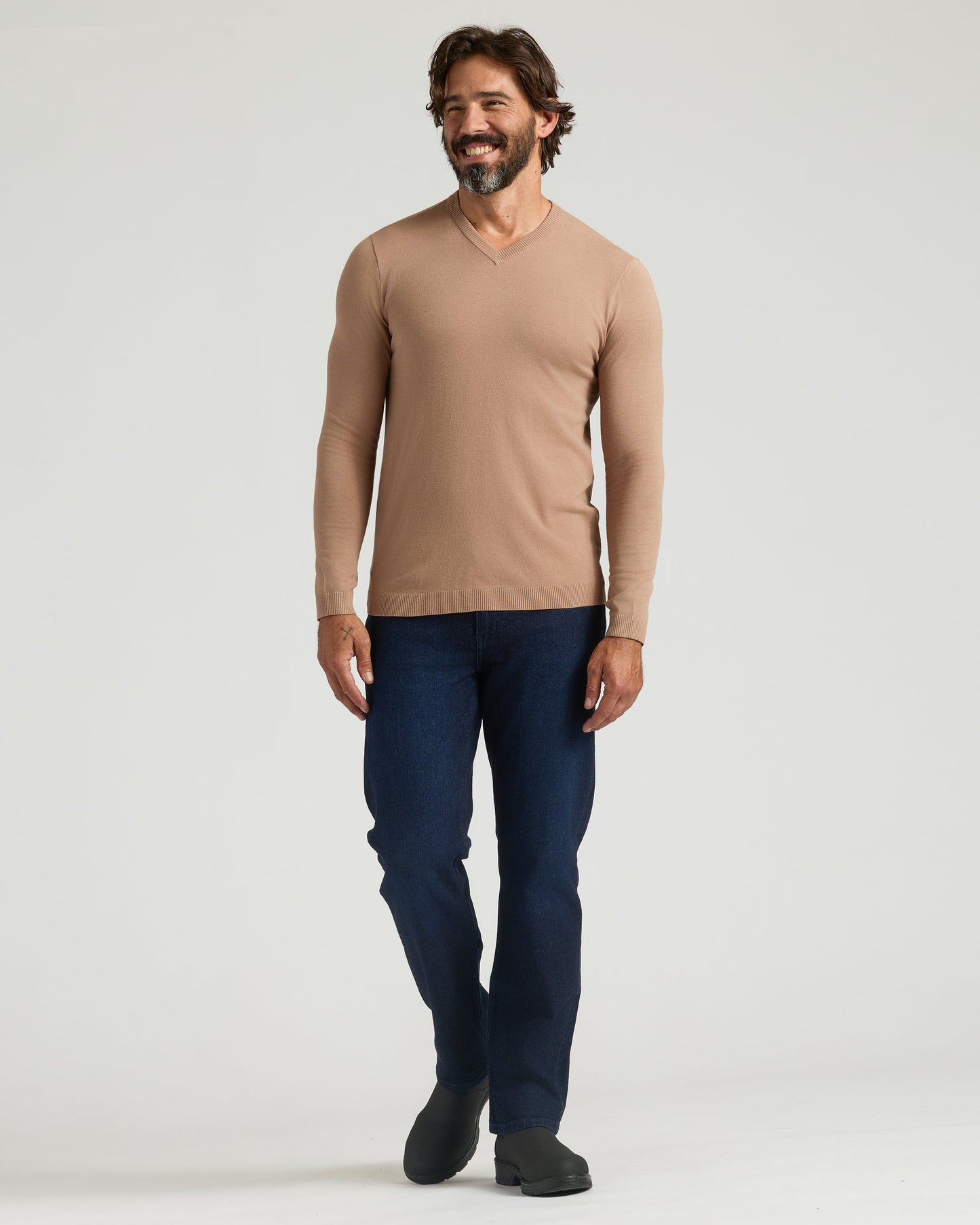 Truffle & Blueberry Dressy V-Neck Sweater 2-Pack