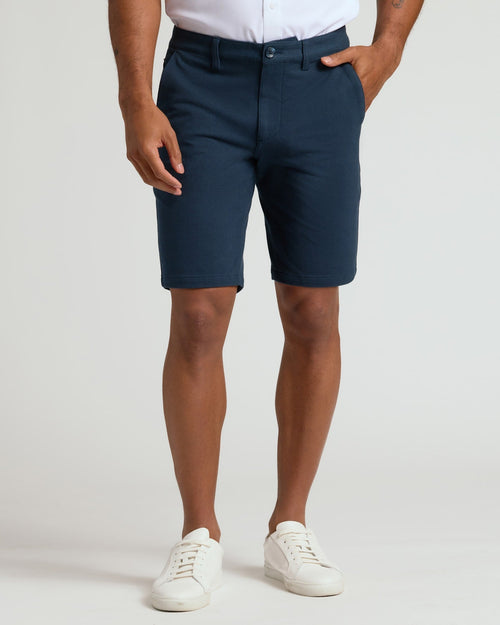 9" Navy Classic Chino Shorts 2.0