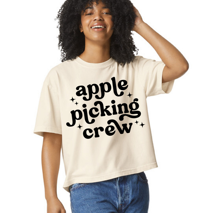 Apple Picking Crew | Adult Boxy Tee