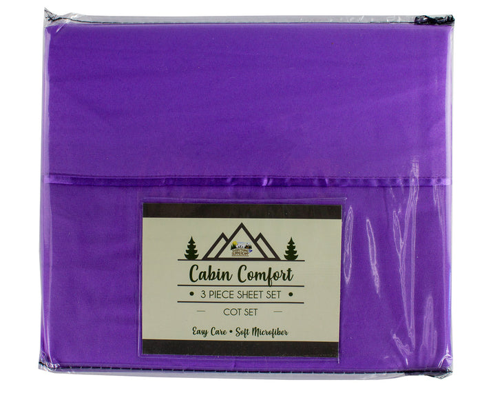 Cabin Comfort Camp Cot Sheet Sets|13078