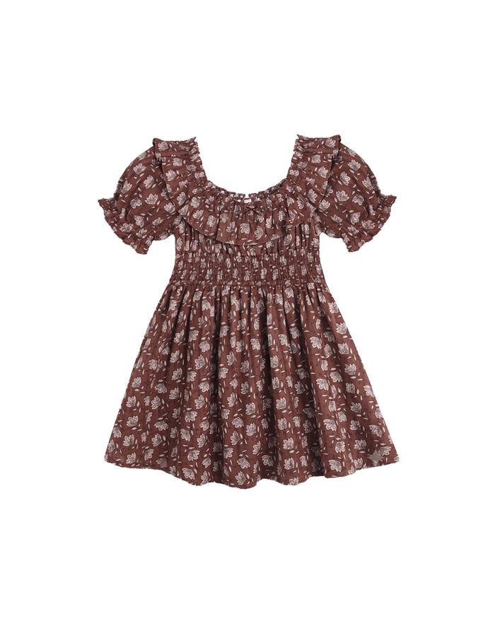 Dillon dress in iris mulberry