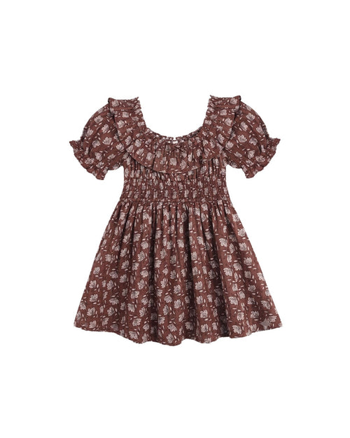 Dillon dress in iris mulberry