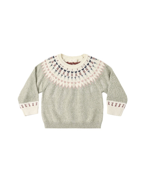 Fair Isle Sweater in Sage