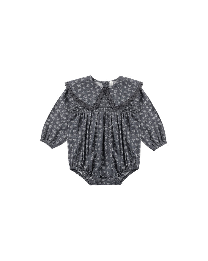 fern romper in heart ditsy
