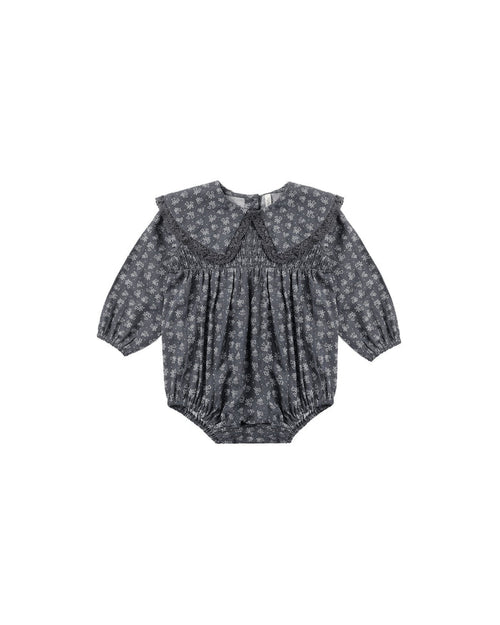 fern romper in heart ditsy