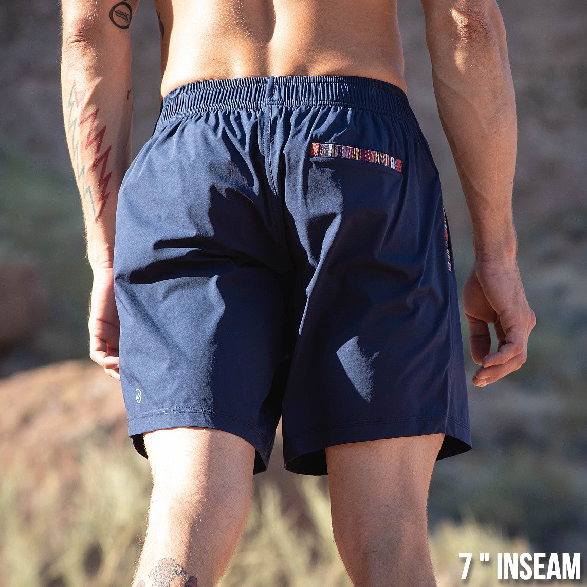 Flow Short (Athletic) - Adriatic 5.5" & 7" - Linerless