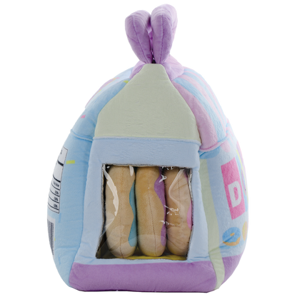 iScream Box of Donuts Packaging Fleece Plush