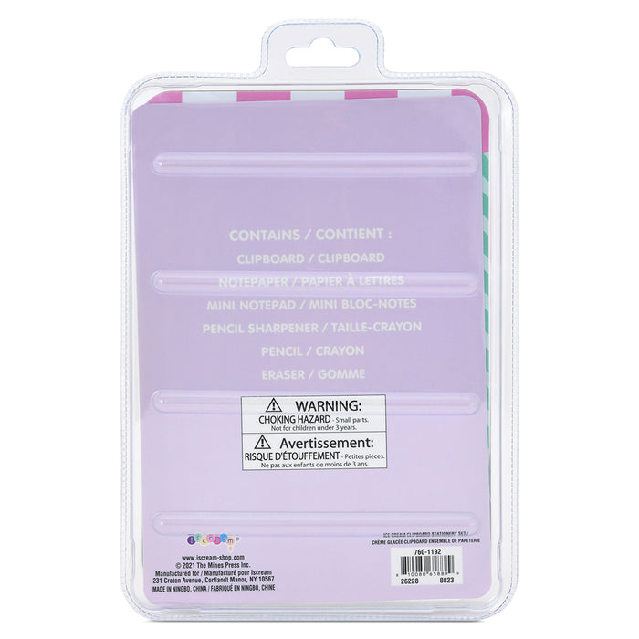 iScream Clipboard Stationery Set|760-1227,760-1192
