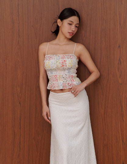 Jaela Padded Top in Garden Bloom