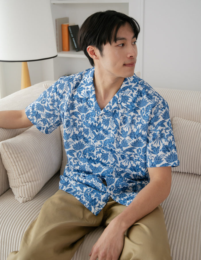 Julian Printed Men's Shirt in Batik