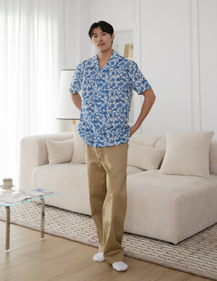 Julian Printed Men's Shirt in Batik