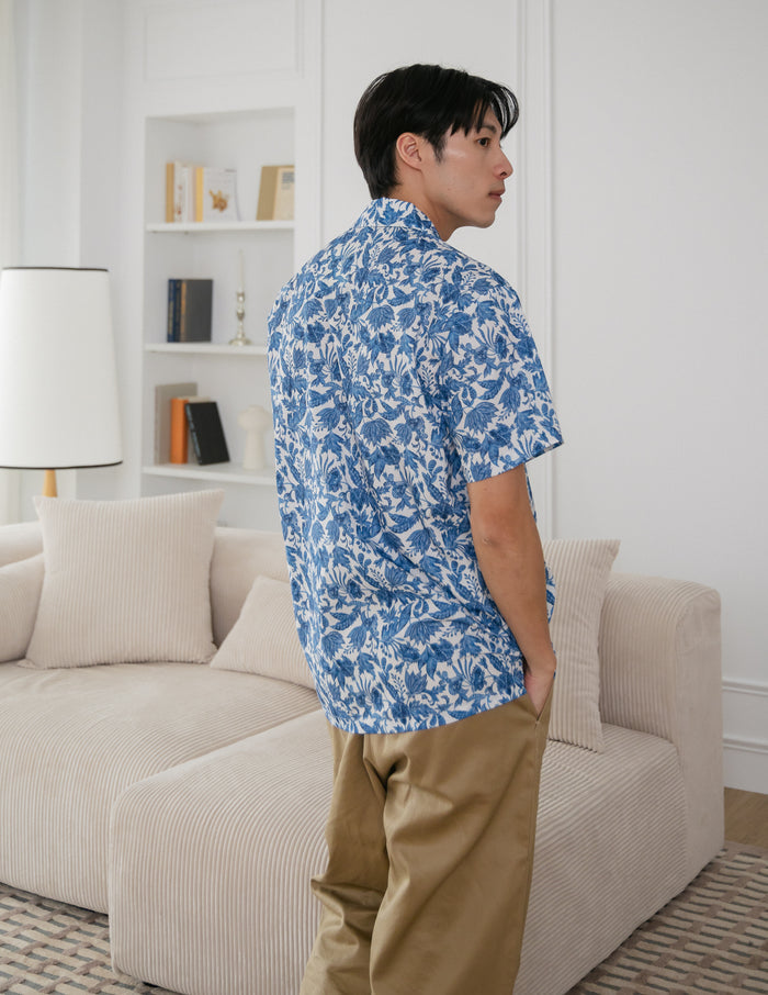 Julian Printed Men's Shirt in Batik
