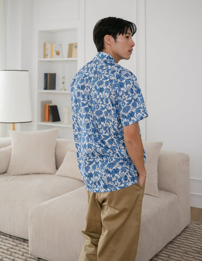 Julian Printed Men's Shirt in Batik