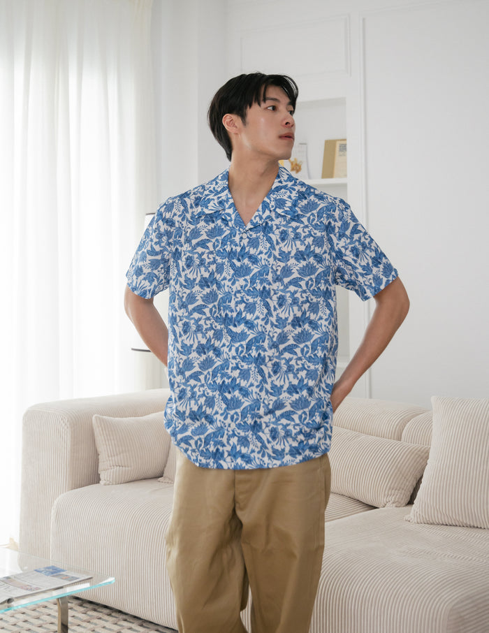 Julian Printed Men's Shirt in Batik