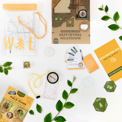 Kids Navigation Kit Compass Map Skills Adventure Set