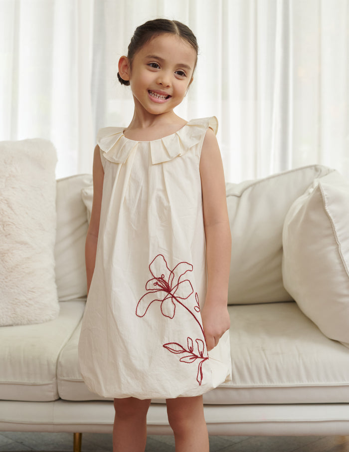 Kimi Embroidered Floral Girl's Dress