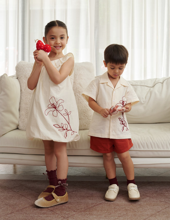 Kimi Embroidered Floral Girl's Dress