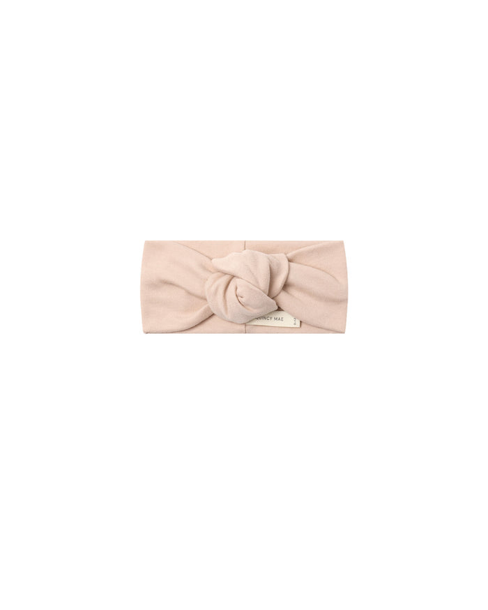 knotted headband ll dusty rose