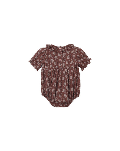liv romper in mulberry iris