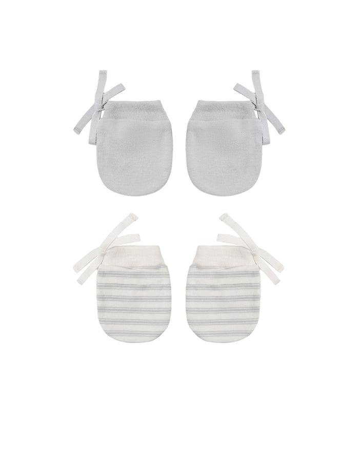 no scratch mittens, set of 2 ll cloud stripe