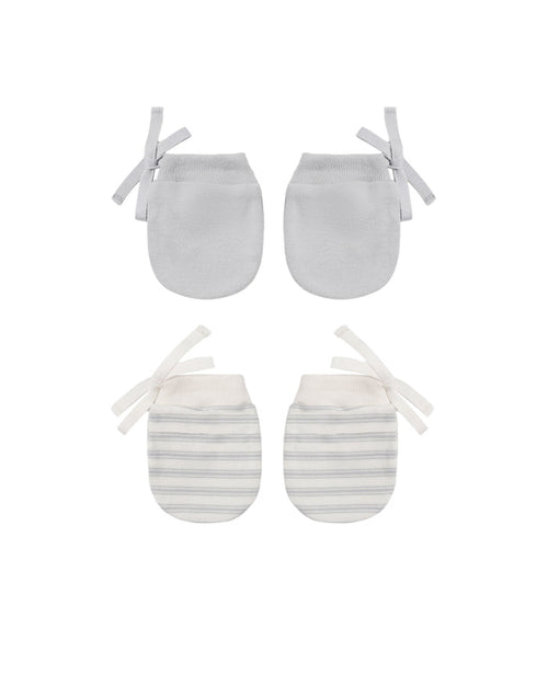 no scratch mittens, set of 2 ll cloud stripe