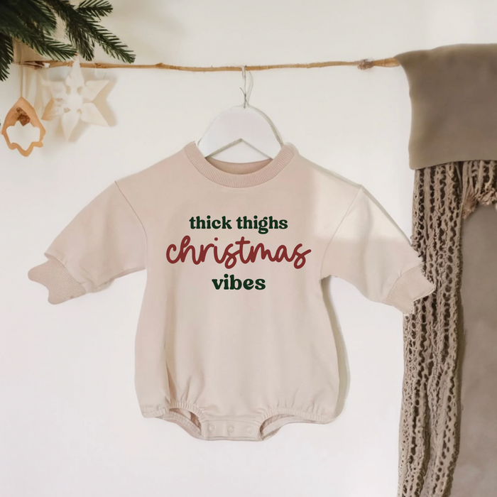Organic Cotton Holiday Rompers