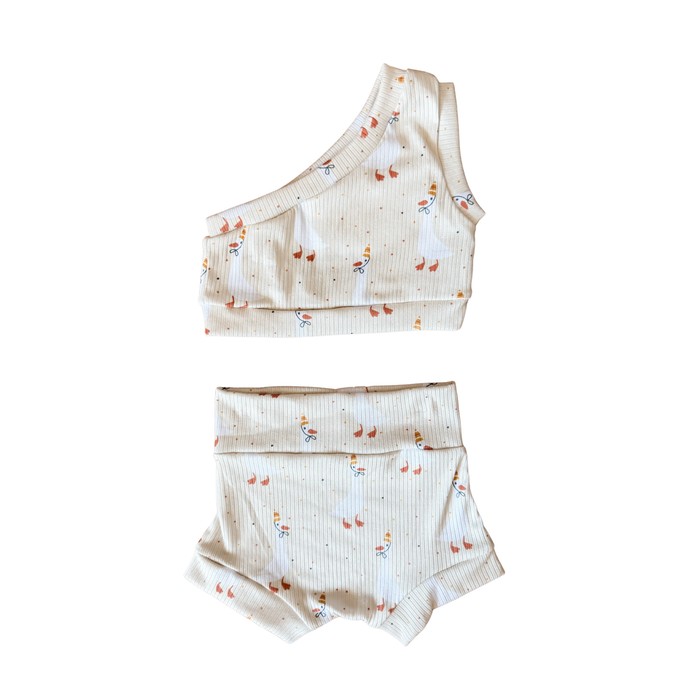 Party Geese | One Shoulder Set