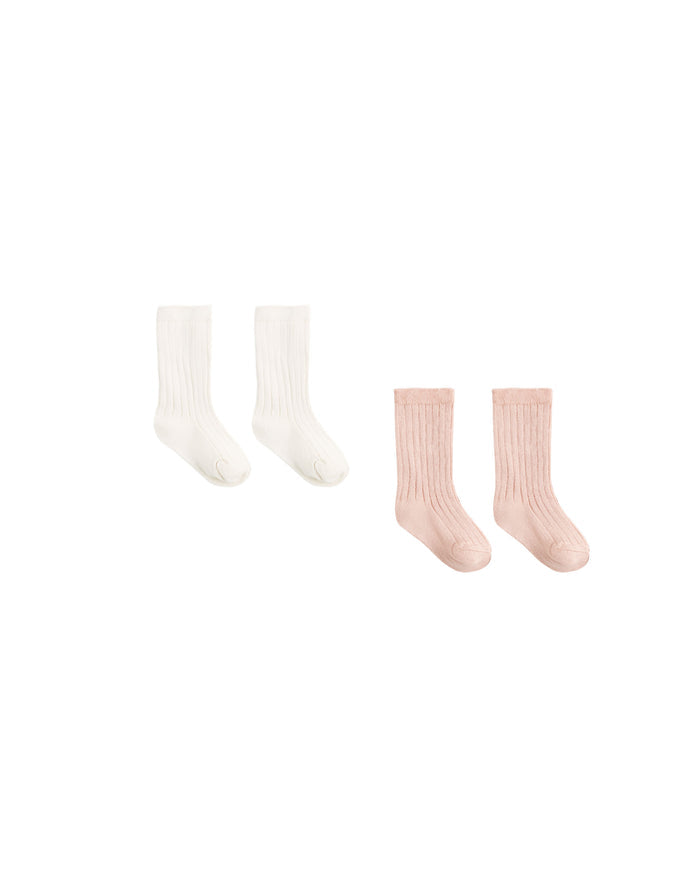 socks set ll natural, dusty rose