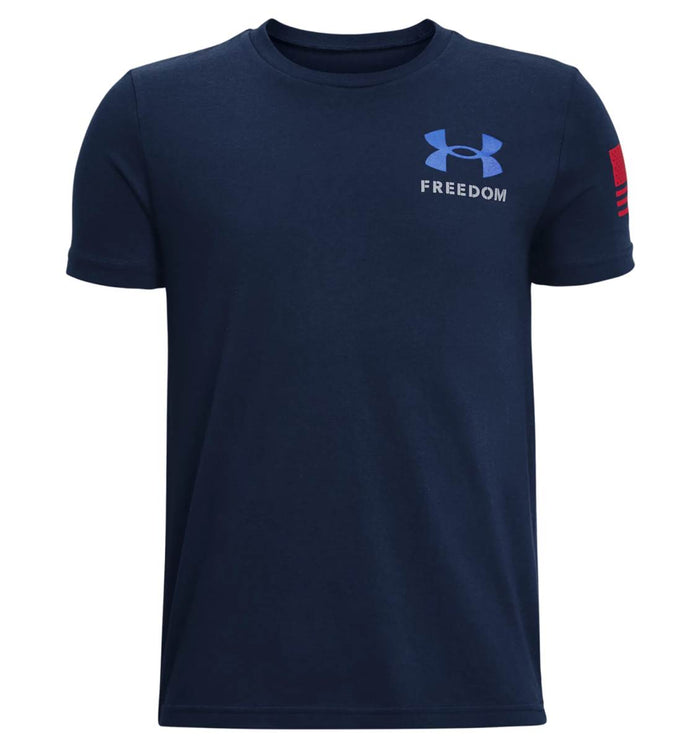 Under Armour Boys' UA Freedom Flag T-Shirt|1370823408YS,1370823408YM,1370823408YL,1370823408YXL
