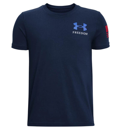 Under Armour Boys' UA Freedom Flag T-Shirt|1370823408YS,1370823408YM,1370823408YL,1370823408YXL